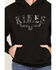 Image #3 - Kimes Ranch Men's Riddle Camo Fill Logo Hooded Sweatshirt, Black, hi-res