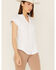 Scully Women's Cap Sleeve Peruvian Cotton Top, White, hi-res