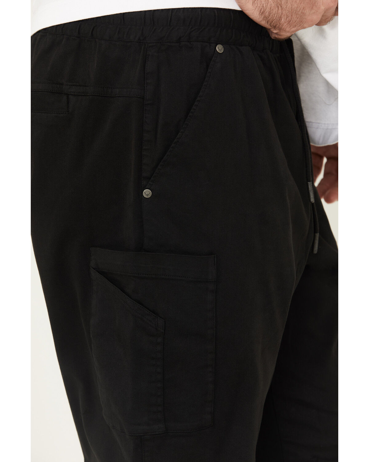 Image #2 - Thorogood Men's Solid Utility Stretch Pants, Black, hi-res
