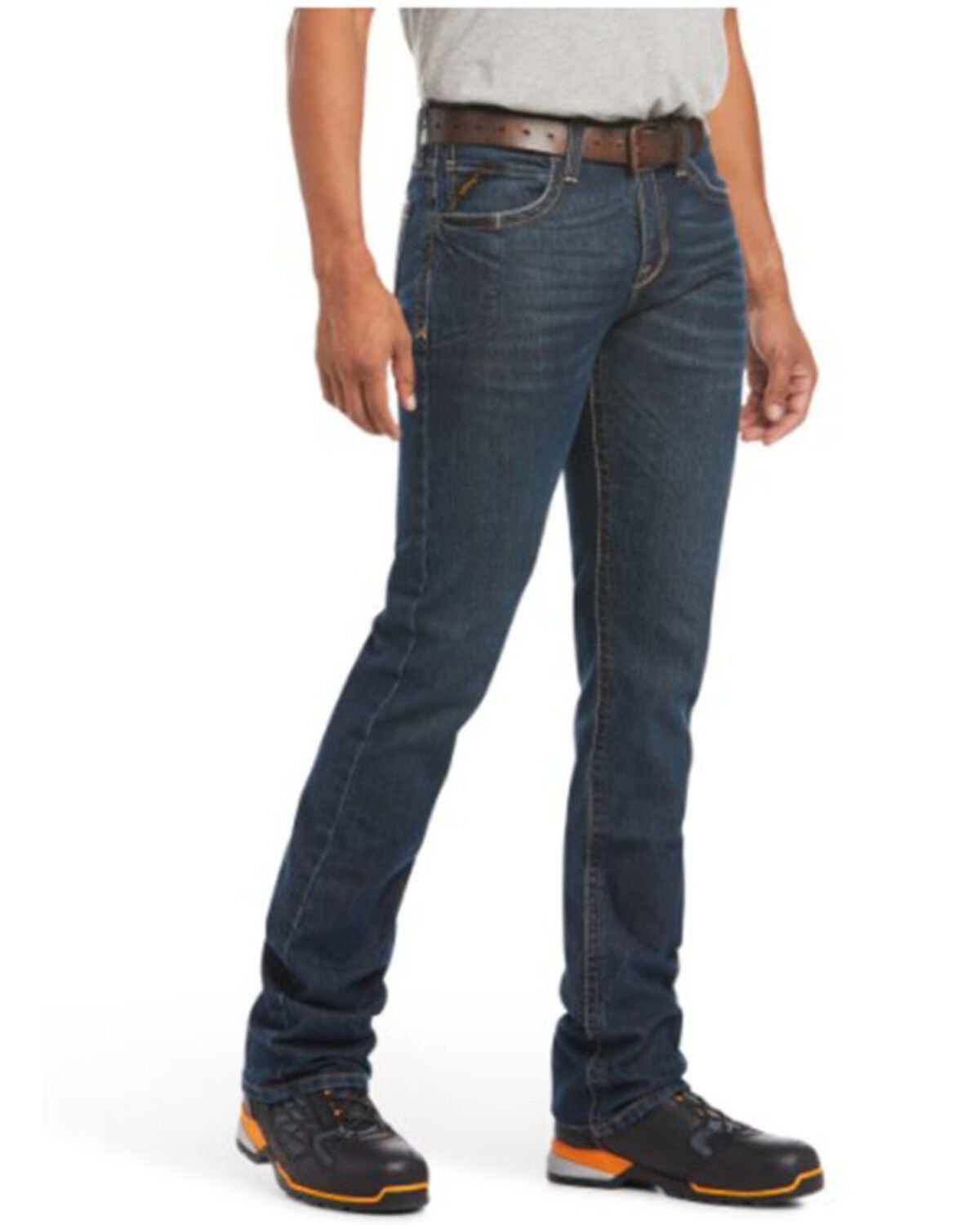 Ariat Men's M7 Bodie Rebar Durastretch Slim Straight Work Jeans, Indigo, hi-res