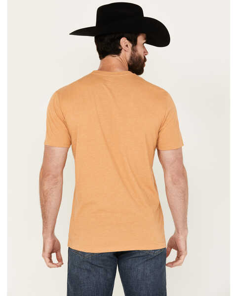 Image #4 - George Strait by Wrangler Men's God Bless Texas Short Sleeve Graphic T-Shirt, Gold, hi-res