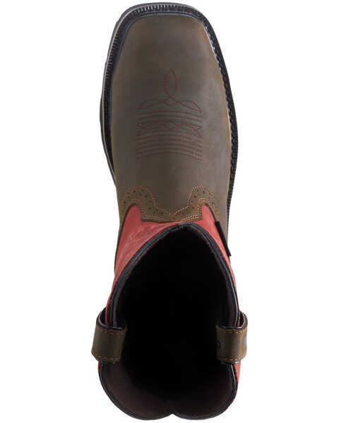 Image #6 - Wolverine Men's Rancher Western Work Boots - Steel Toe, Brown, hi-res