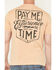 Image #3 - Troll Co Men's Pay Me Short Sleeve Graphic T-Shirt, Tan, hi-res