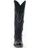 Image #4 - Corral Women's Black Embroidery Zipper Western Boots - Snip Toe, , hi-res