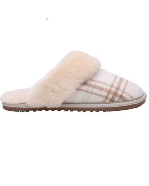 Image #2 - Lamo Footwear Women's Scuff Slippers , Cream, hi-res