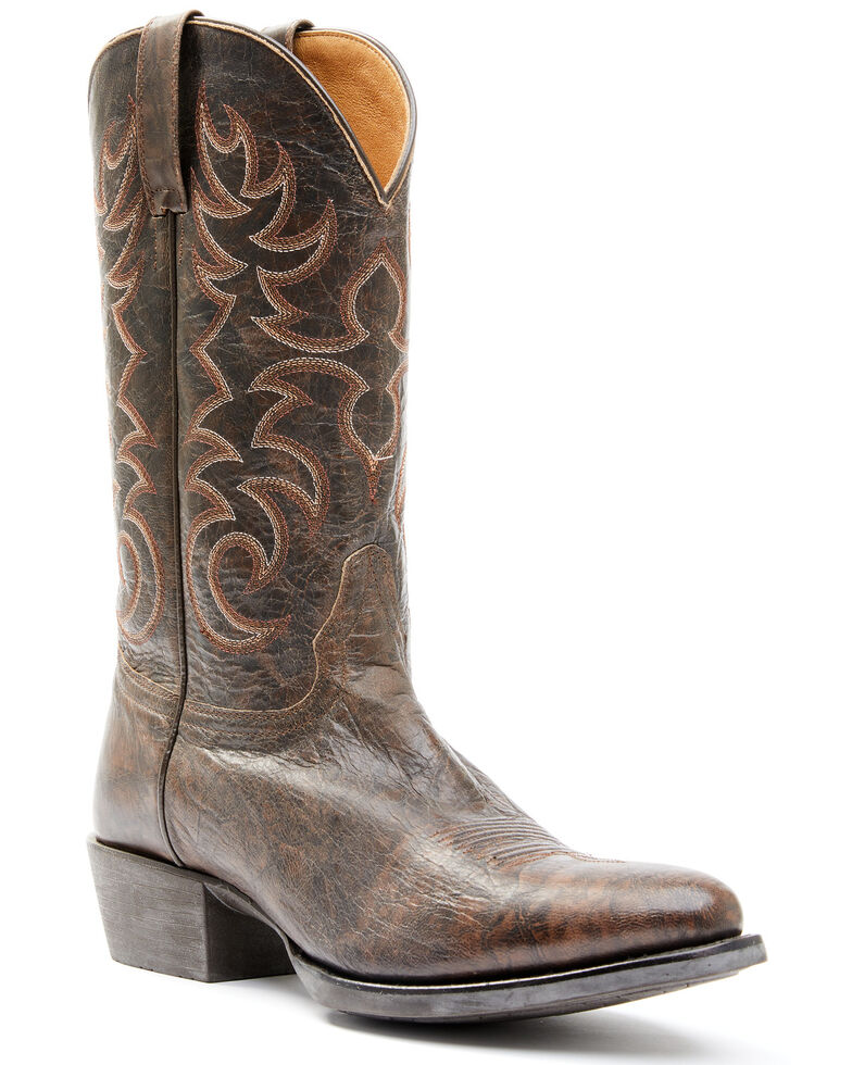 Rank 45 Men's Marmol Cafe Western Boots - Square Toe, Brown, hi-res