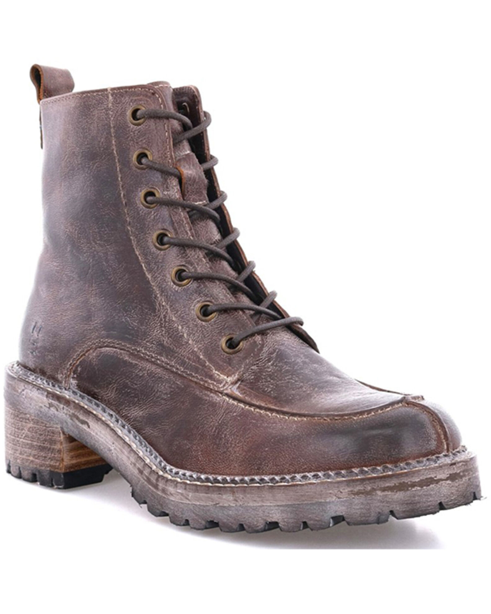 Roan by Bed Stu Women s Mabe II Lace Up Boots Moc Toe