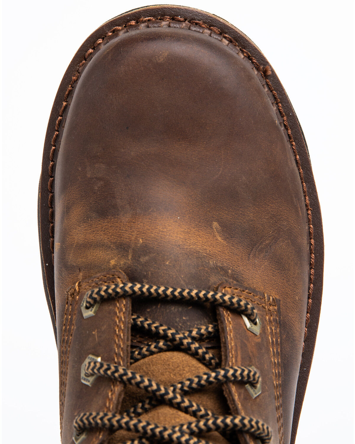 Image #6 - Hawx Men's Crew Chief Work Boots - Composite Toe, Dark Brown, hi-res