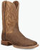 Image #1 - Dan Post Men's Exotic Salmon Western Boots - Broad Square Toe, Brown, hi-res