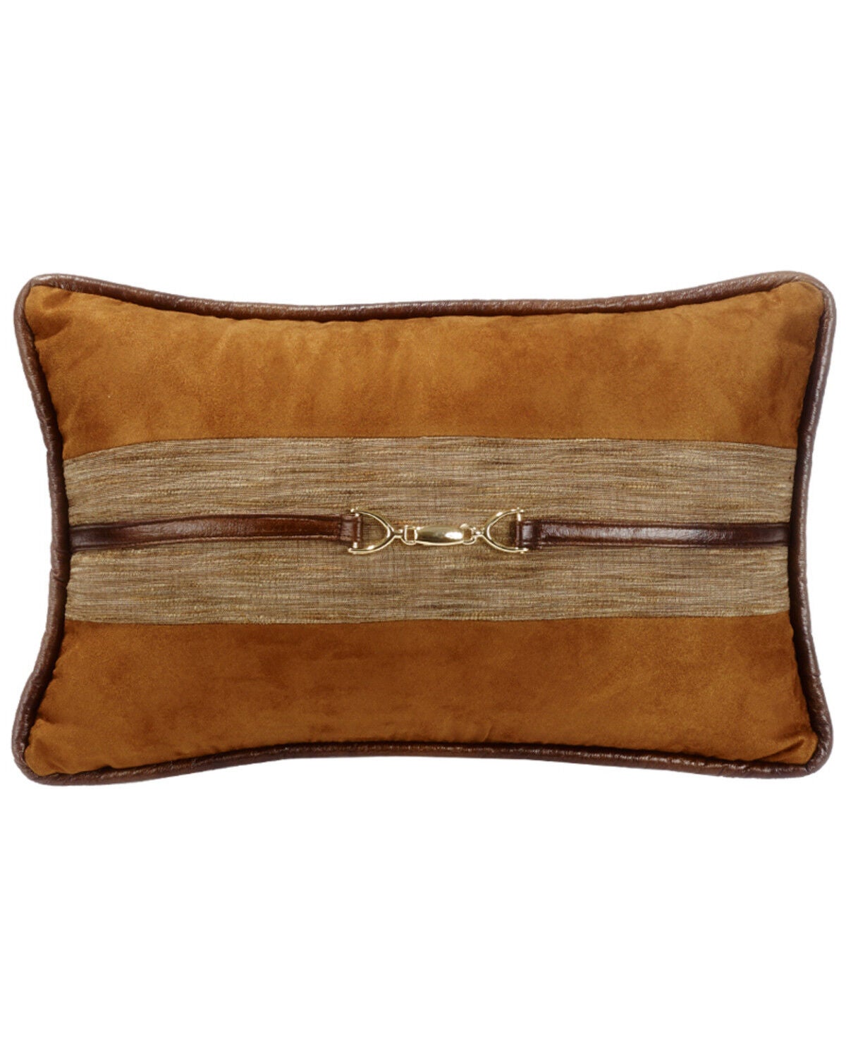 HiEnd Accent Multi Highland Lodge Suede Buckle Pillow, Multi, hi-res