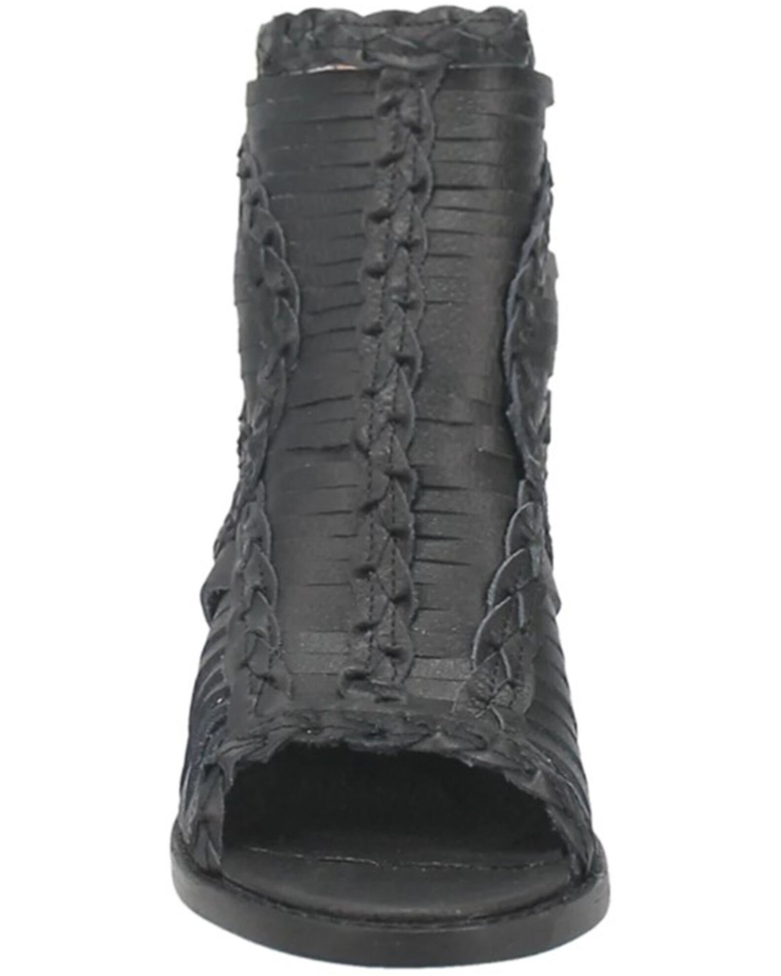 Image #4 - Dingo Women's Jeezy Western Booties - Round Toe, Black, hi-res