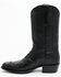 Image #3 - Cody James Black 1978® Men's Chapman Exotic Full-Quill Ostrich Western Boots - Round Toe, Black, hi-res