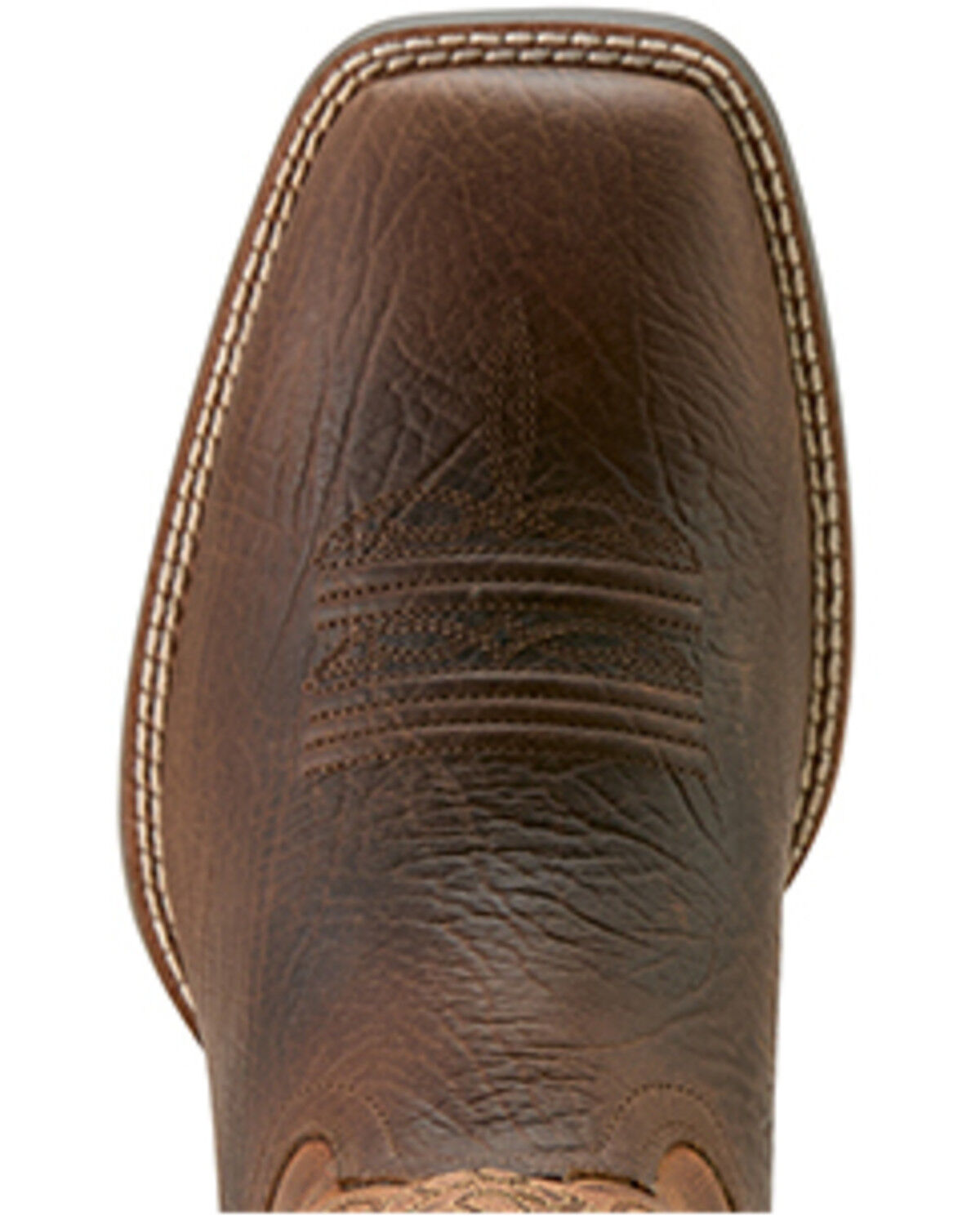 Image #4 - Ariat Men's Sport Rustler Western Boots - Broad Square Toe, Brown, hi-res