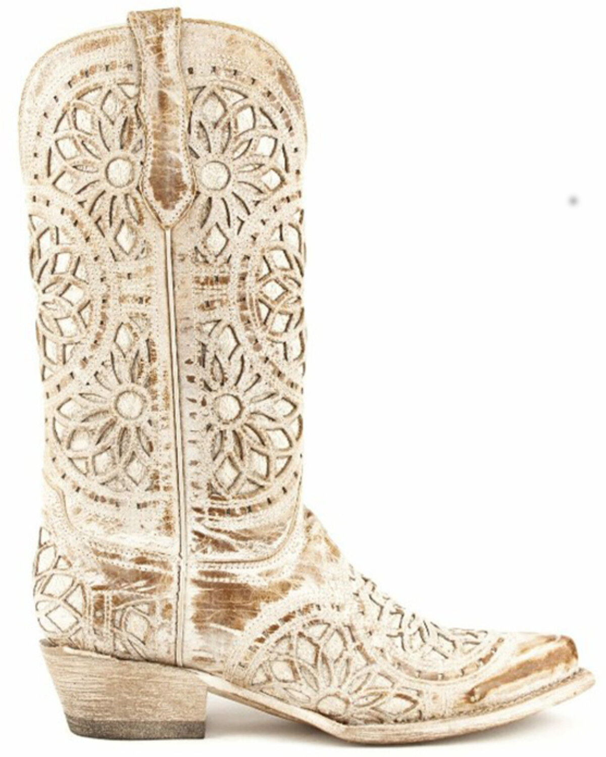 Image #2 - Ferrini Women's Mandala Western Boots - Snip Toe, Brown, hi-res