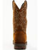 Image #5 - Durango Men's Rebel Pull On Waterproof Work Western Boots - Steel Toe, Brown, hi-res