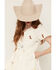Image #2 - Rosabelle Honey Women's Boot Barn Exclusive Western Motif Embroidered Mini Dress, White, hi-res