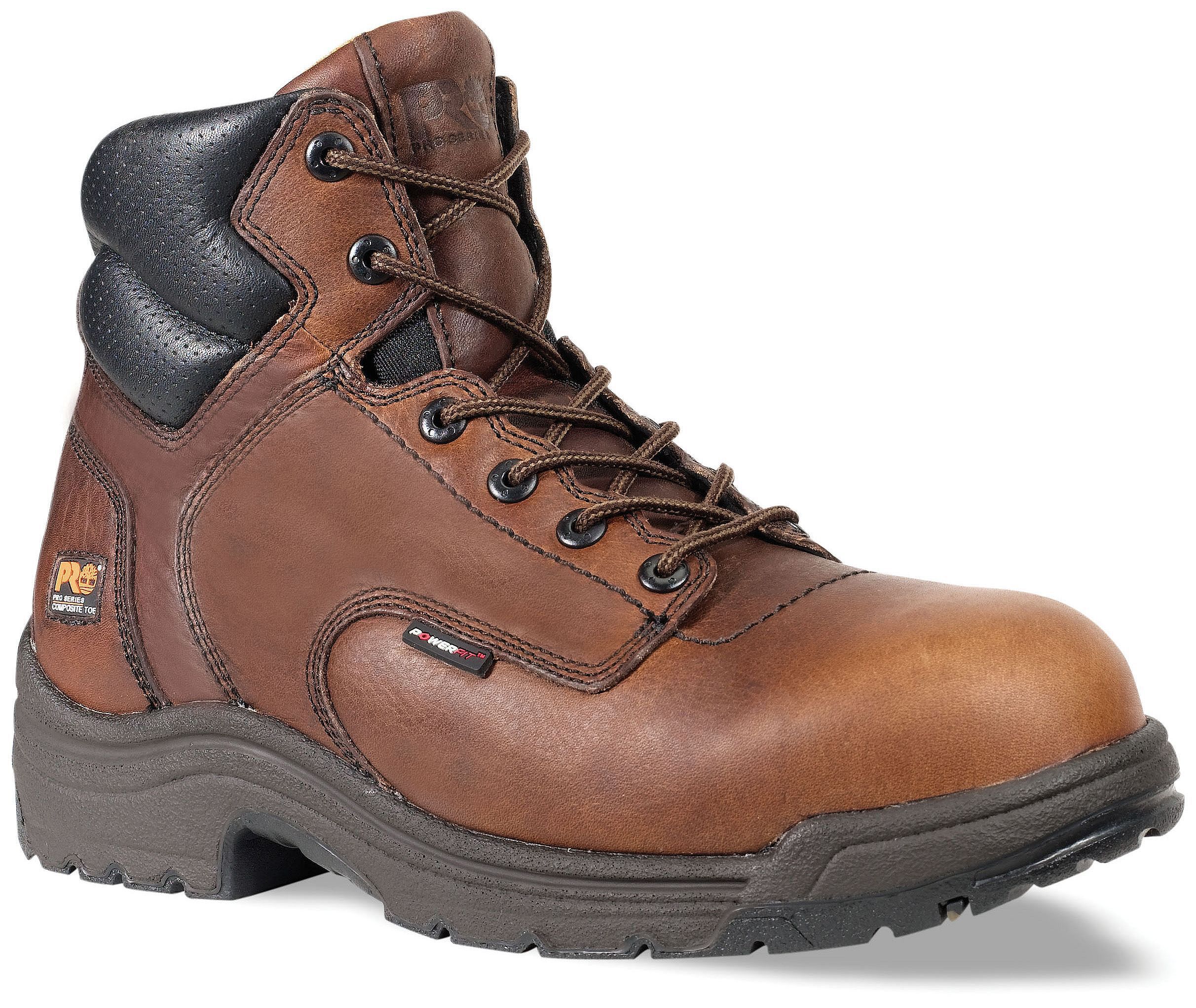Timberland PRO Men's 6" TiTAN Work Boots - Composite Toe, Camel, hi-res