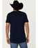 Image #4 - RANK 45® Men's American Rodeo Short Sleeve Graphic T-Shirt , Dark Blue, hi-res
