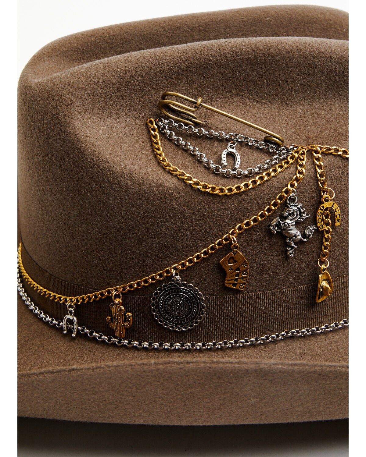 Image #4 - Shyanne Women's Stevie Wool Cowboy Hat, Chocolate, hi-res