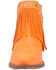 Image #4 - Dingo Women's Fine N' Dandy Leather Booties - Snip Toe , Orange, hi-res