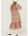 Image #4 - Cleobella Women's Joely Southwestern Print Short Sleeve Midi Dress, Rust Copper, hi-res