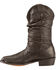 Image #3 - Dingo Men's Slouch Western Boots - Medium Toe, Black, hi-res