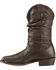 Dingo Men's Slouch Western Boots - Medium Toe, Black, hi-res