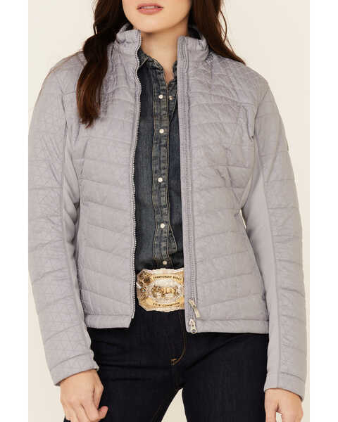 Image #3 - Ariat Women's Silver Volt 2.0 Reflective Jacket , Silver, hi-res
