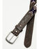 Image #2 - Cody James Men's Holt Beaded Tooled Belt, Black, hi-res