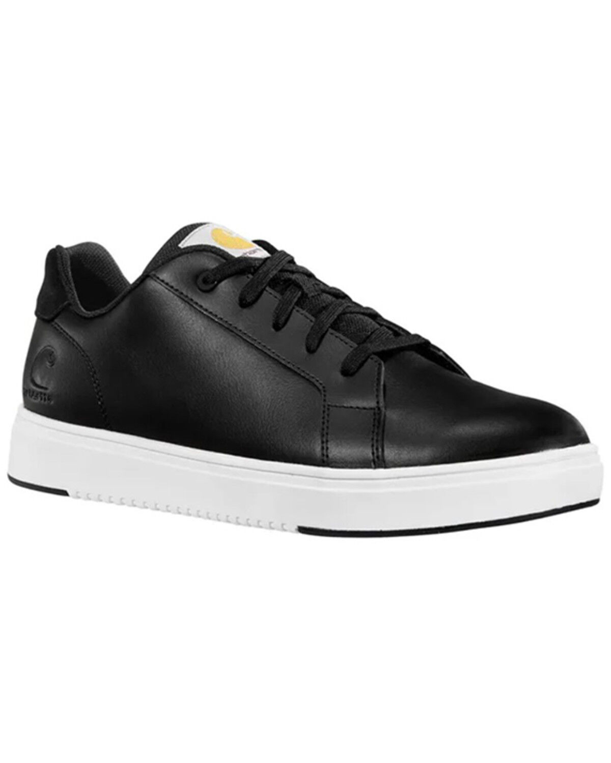 Image #1 - Carhartt Men's Detroit Leather Work Sneakers - Soft Toe, Black, hi-res