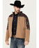 Image #3 - Hooey Men's Color Blocked Softshell Jacket - Big, Tan, hi-res