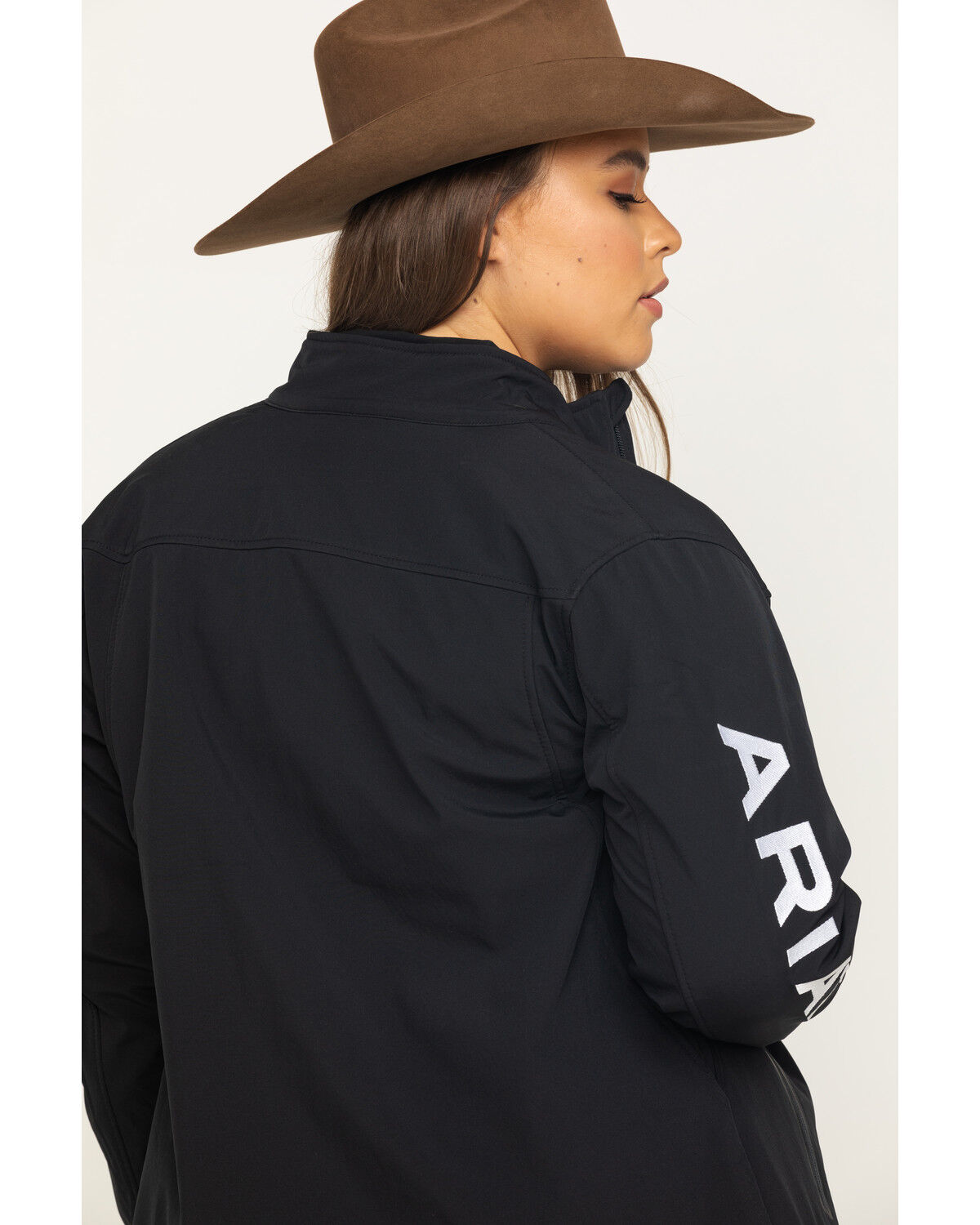 Image #5 - Ariat Women's Softshell Team Jacket - Plus, Black, hi-res