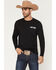 Image #2 - Cody James Men's Steerhead Long Sleeve Graphic T-Shirt, Black, hi-res