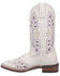 Image #3 - Laredo Women's Dionne Western Boots - Broad Square Toe, White, hi-res