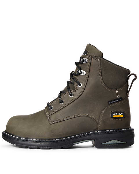 Image #2 - Ariat Women's Casey Work Boots - Composite Toe, Charcoal, hi-res