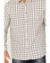 Brothers & Sons Men's Plaid Long Sleeve Button-Down Western Shirt, Tan, hi-res