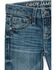 Cody James Toddler Boys' Light Wash Casey Stackable Straight Jeans, Light Wash, hi-res