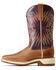 Ariat Women's Ridgeback Western Performance Boots - Broad Square Toe, Brown, hi-res