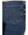 Image #2 - Wrangler Women's Jennifer Dark Wash Mid Rise Willow Ultimate Riding Stretch Bootcut Jeans, Dark Wash, hi-res