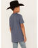Image #4 - Cody James Boys' Phantom Rodeo Short Sleeve Graphic T-Shirt, Light Blue, hi-res