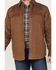 Image #3 - Dakota Grizzly Ryker Microsuede Sherpa Lined Shirt Jacket, Tan, hi-res