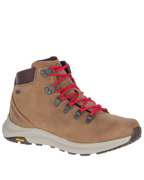 Image #1 - Merrell Men's Ontario Waterproof Hiking Boots - Soft Toe, Brown, hi-res