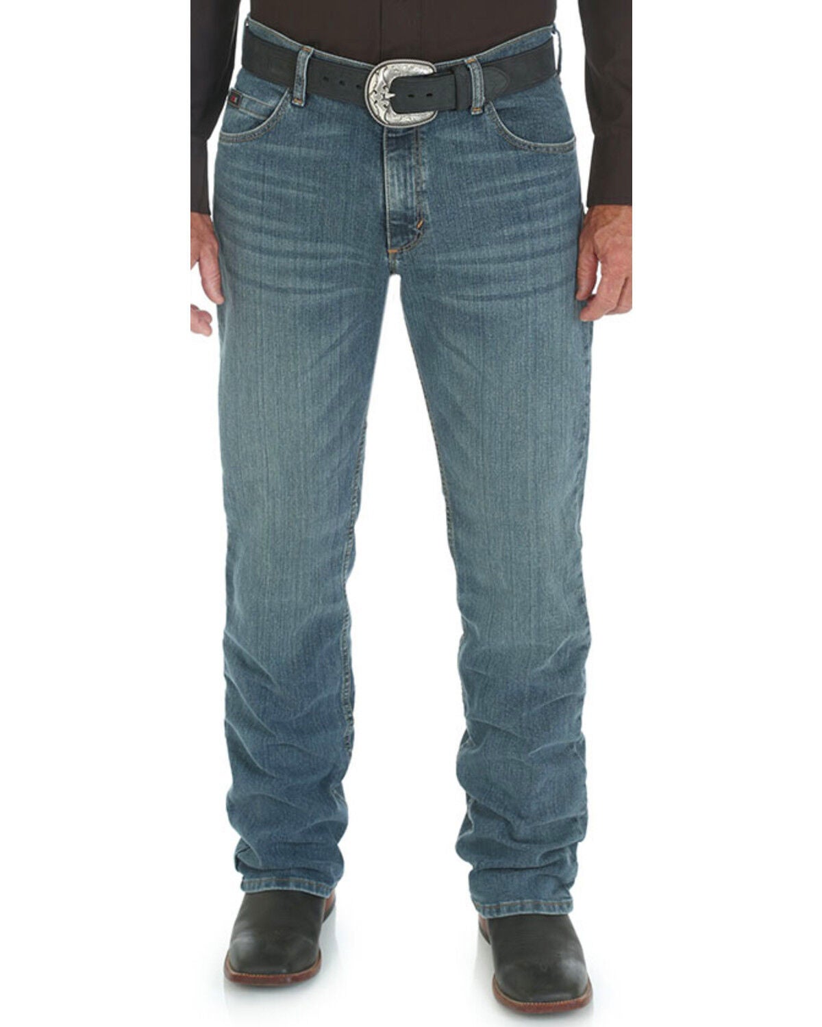 Image #3 - Wrangler 20X Men's 02 Competition Advanced Comfort Jeans - Long, Indigo, hi-res