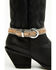 Image #2 - Shyanne Women's Rhinestone Boot Strap, Brown, hi-res