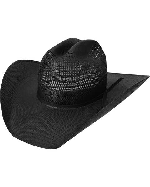 Bailey Desert Knight Straw Cowboy Hat, Black, hi-res