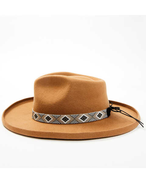 Image #3 - Shyanne Women's Icelandic Felt Western Fashion Hat, Tan, hi-res