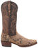 Image #2 - Dan Post Men's Exotic Python Western Boots - Snip Toe, Sand, hi-res