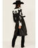 Image #5 - Azalea Wang Women's Robot Cowgirl Button-Down Trench Coat, Black, hi-res