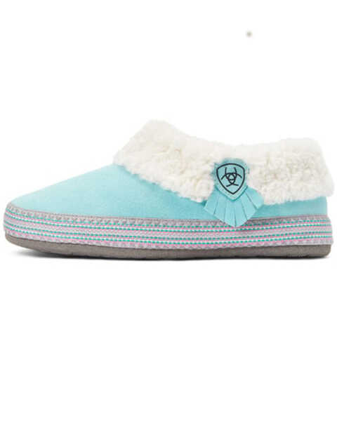 Image #2 - Ariat Women's Melody Slipper - Round Toe, Turquoise, hi-res