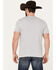 Image #4 - RANK 45® Men's Logo Short Sleeve Graphic T-Shirt, Grey, hi-res